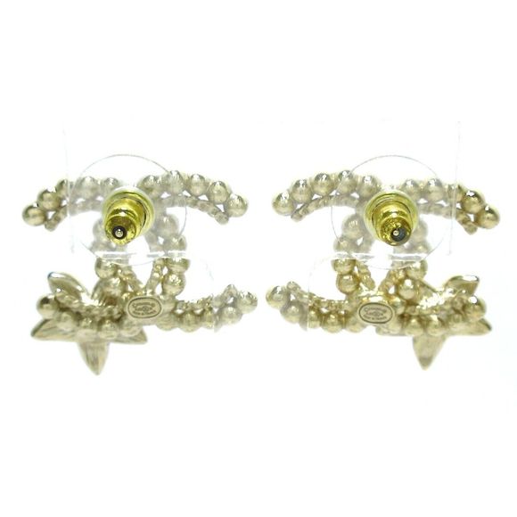 Auth Chanel Coco Gold White Black #111116C83B - Picture 3 of 8